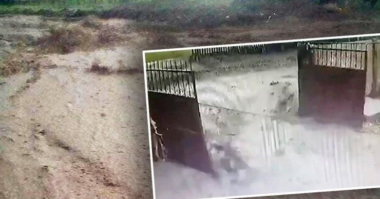 Семья из села Токуз вывозит нечистоты со двора после каждого ливня. Коллаж: Point.md