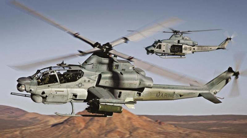 Румыния рассматривает покупку вертолетов Bell AH-1Z и UH-1Y.