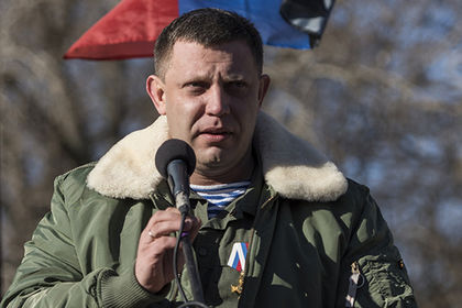 Глава самопровозглашенной Донецкой народной республики (ДНР) Александр Захарченко. 