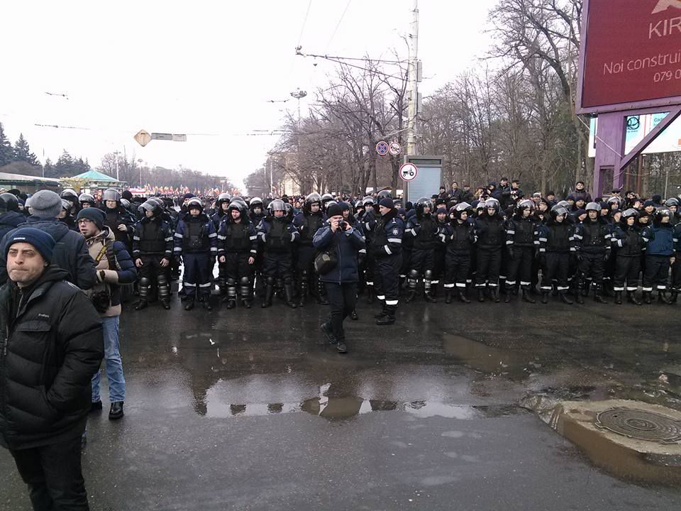 Партия социалистов проводит митинг. Фото: Никита Цуркан.