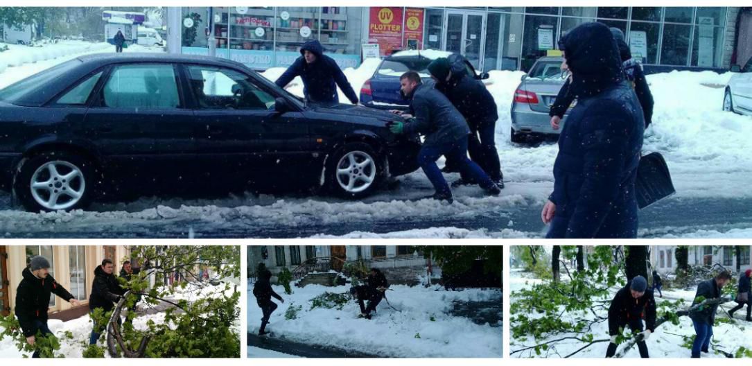 Și Tinerii Democrați s-au mobilizat pentru deblocarea străzilor și trotuarelor din capitală și din întreaga țară. 
