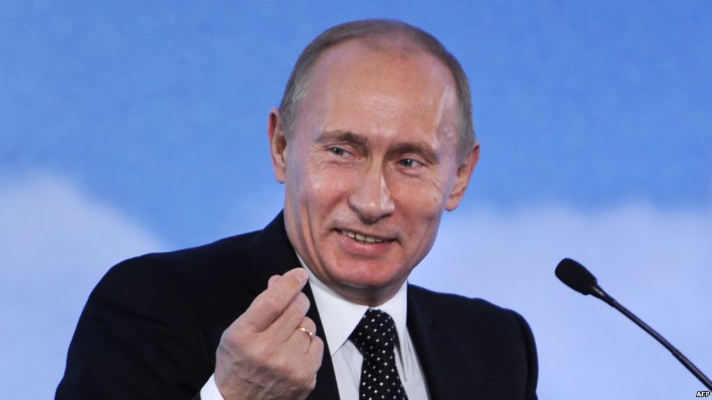 Putin, fără niciun contracandidat, fara campanie electorală. Foto: Радио Свобода