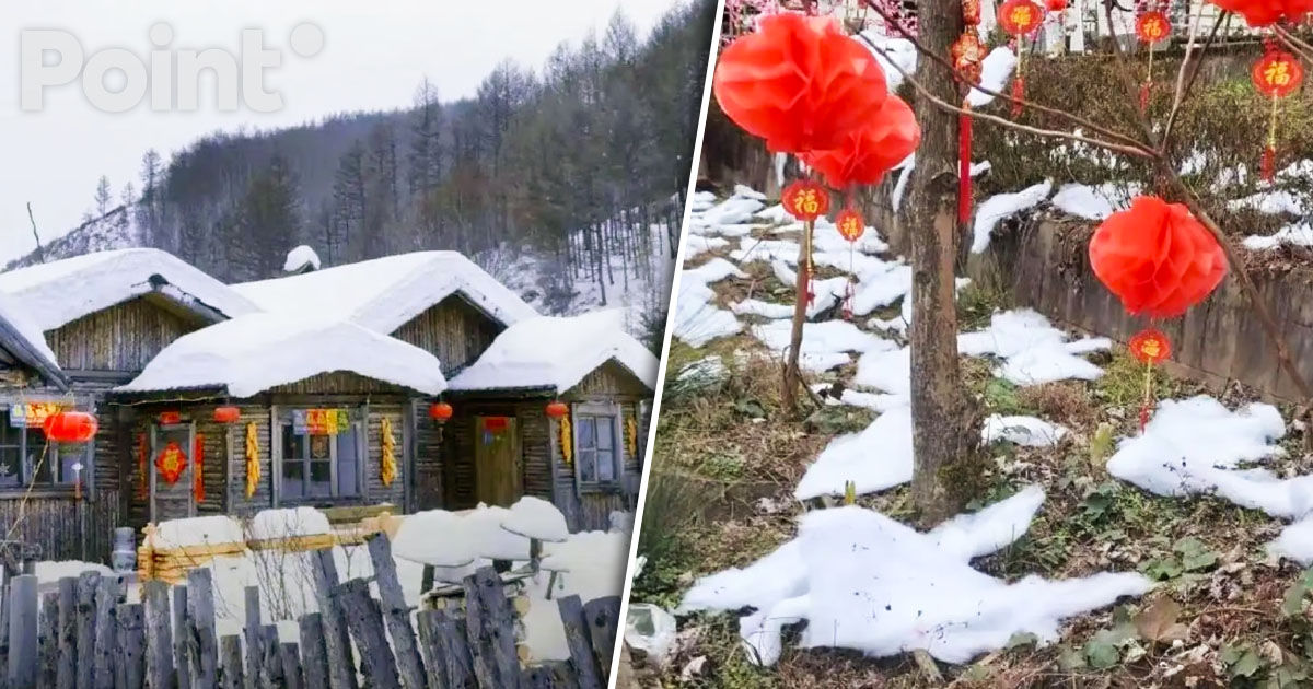 Зимний курорт в Китае пришлось закрыть из-за поддельного снега.