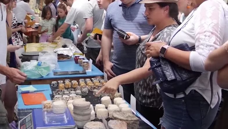 В Бельцах прошел караван сыров и морепродуктов.