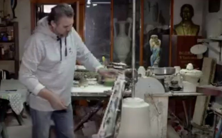 Opere de artă din diverse metale, create de un fost șofer de troleibuz. Foto: prime.md
