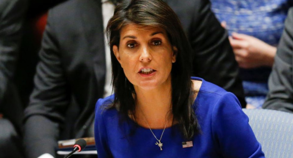 Постпред США в ООН потеряла голос.