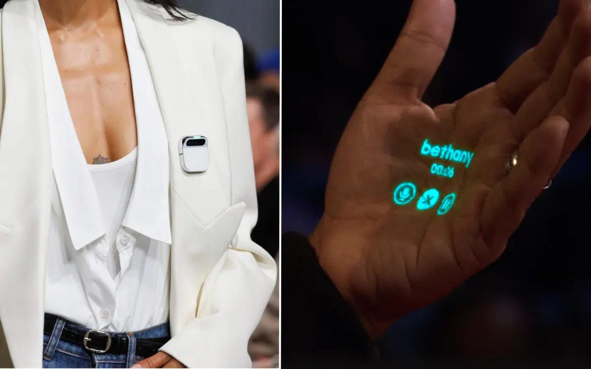 Выходцы из Apple представили AI Pin — замену смартфона без экрана на базе ChatGPT.