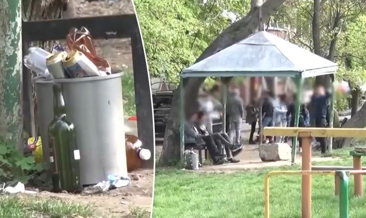 На Ботанике группа агрессивных подростков держат в страхе жителей двора.