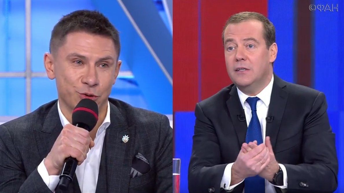 Медведев ответил Батрутдинову шуткой про Гарика Харламова.