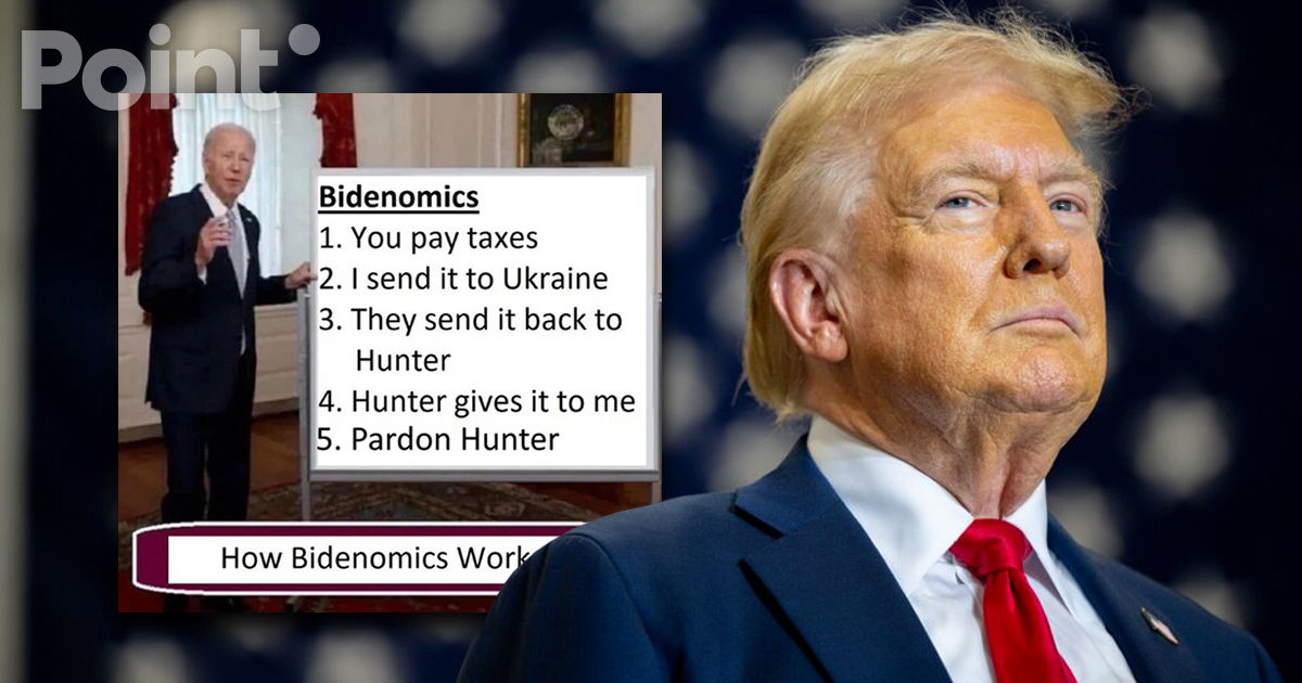 Trump a publicat „un meme” despre schema de corupție a lui Biden în Ucraina.