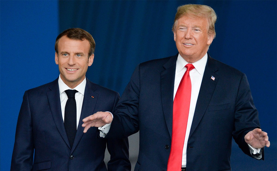 Трамп обвинил Макрона в ложном заявлении о его отъезде с саммита G7.