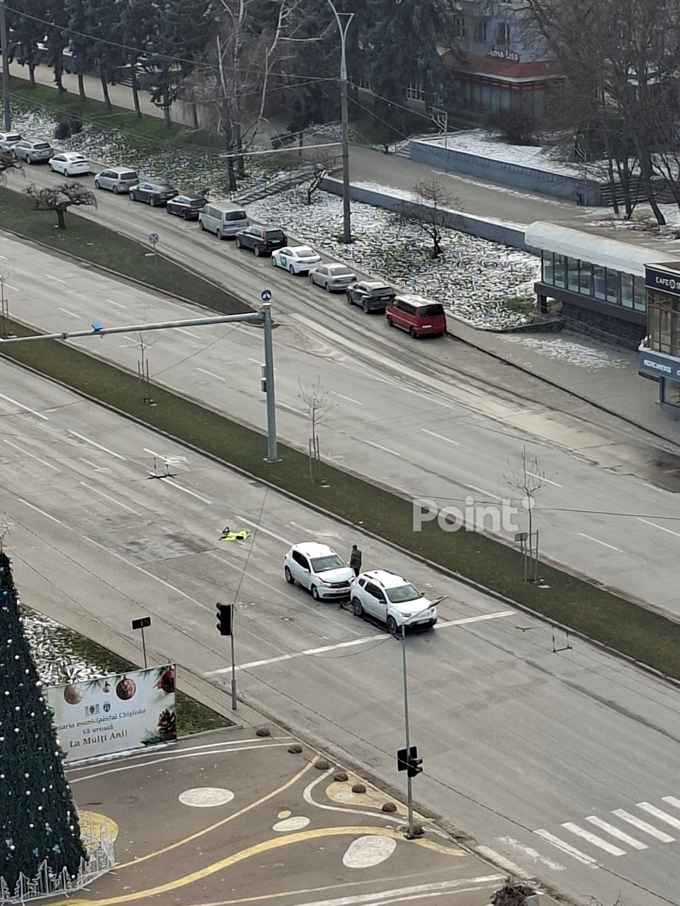 Primul accident rutier din 2026 în Capitală.