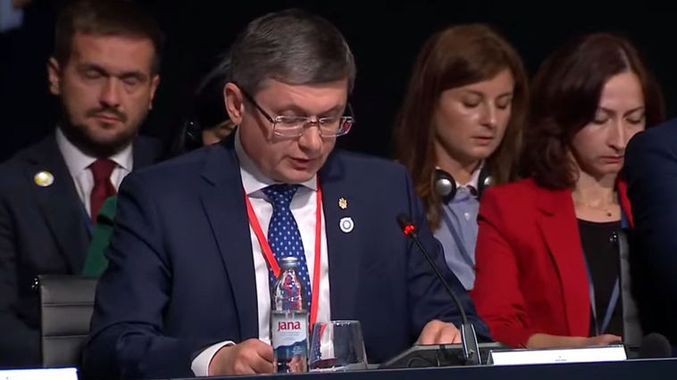 Председатель парламента Игорь Гросу. 
