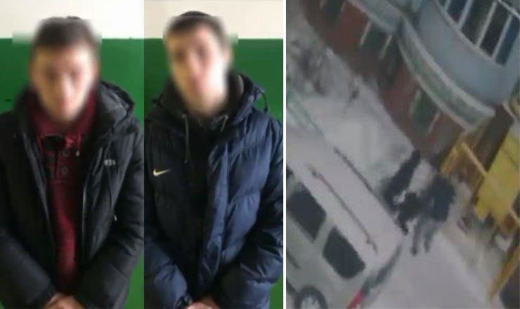 Опубликовано видео нападения рязанских футболистов на женщину.
