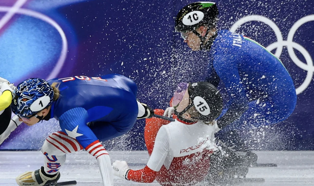 Польская шорт-трекистка получила удар коньком в лицо на Олимпиаде.