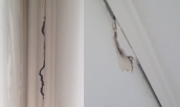 În locuința unui moldovean au apărut mai multe crăpături profunde.