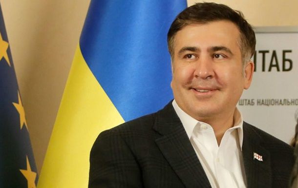 Экс-глава Одесской обладминистрации и лидер партии "Рух нових сил" Михаил Саакашвили. 
