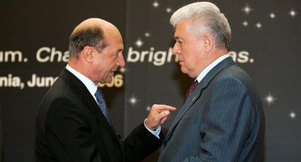 Traian Băsescu, a declarat că nu i-a propus numai lui Vladimir Voronin să fie preşedintele României Mari. Foto: jurnalul.ro