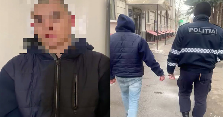 Полиция задержала 19-летнего парня, укравшего телефон у мужчины на улице. Фото: Point.md.