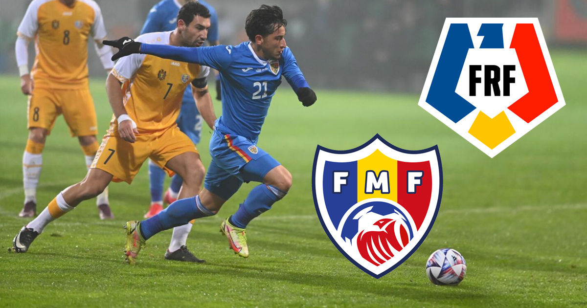 Naţionala de fotbal a Moldovei va juca un meci amical cu România.