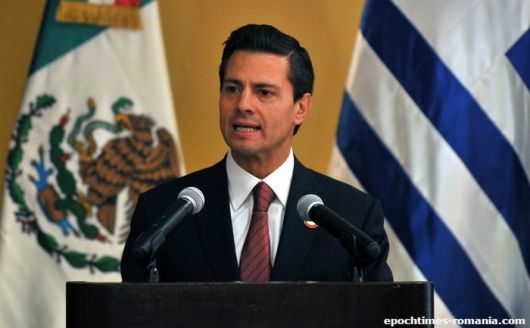 Preşedintele mexican, Enrique Pena Nieto. 