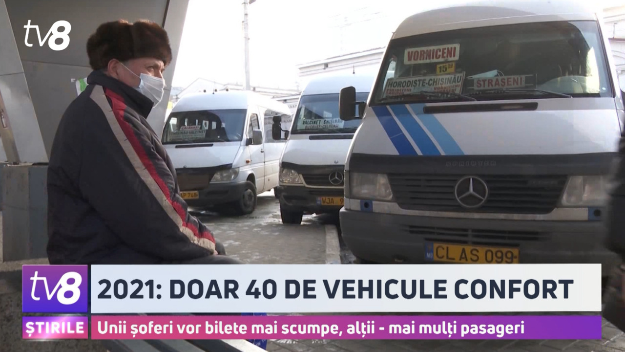 В Молдове всего 40 маршруток категории "комфорт".