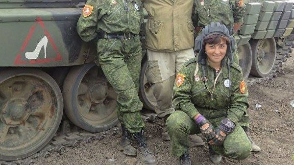 Бывшая командир танкового экипажа самопровозглашенной Донецкой Народной Республики Светлана Дрюк.