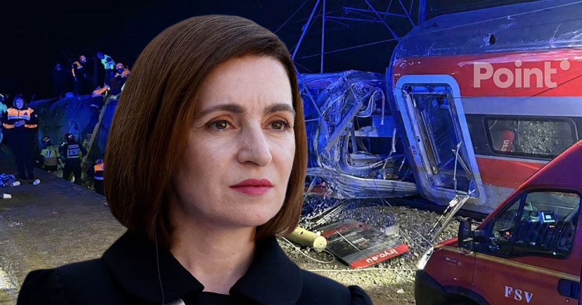 Maia Sandu și-a exprimat condoleanțele în legătură cu accidentul feroviar din Spania.