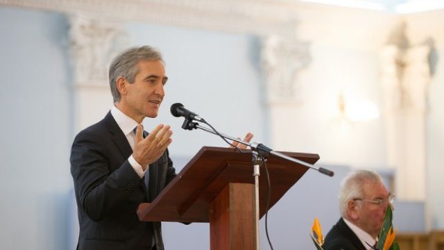 Leancă, către oponenții politici referitor la agenda europeană. Foto: Radio Chișinău