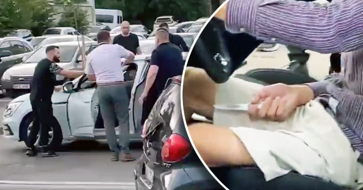 Мужчину, грозившего ножом прохожим, задержали на 72 часа. Коллаж: Point.md