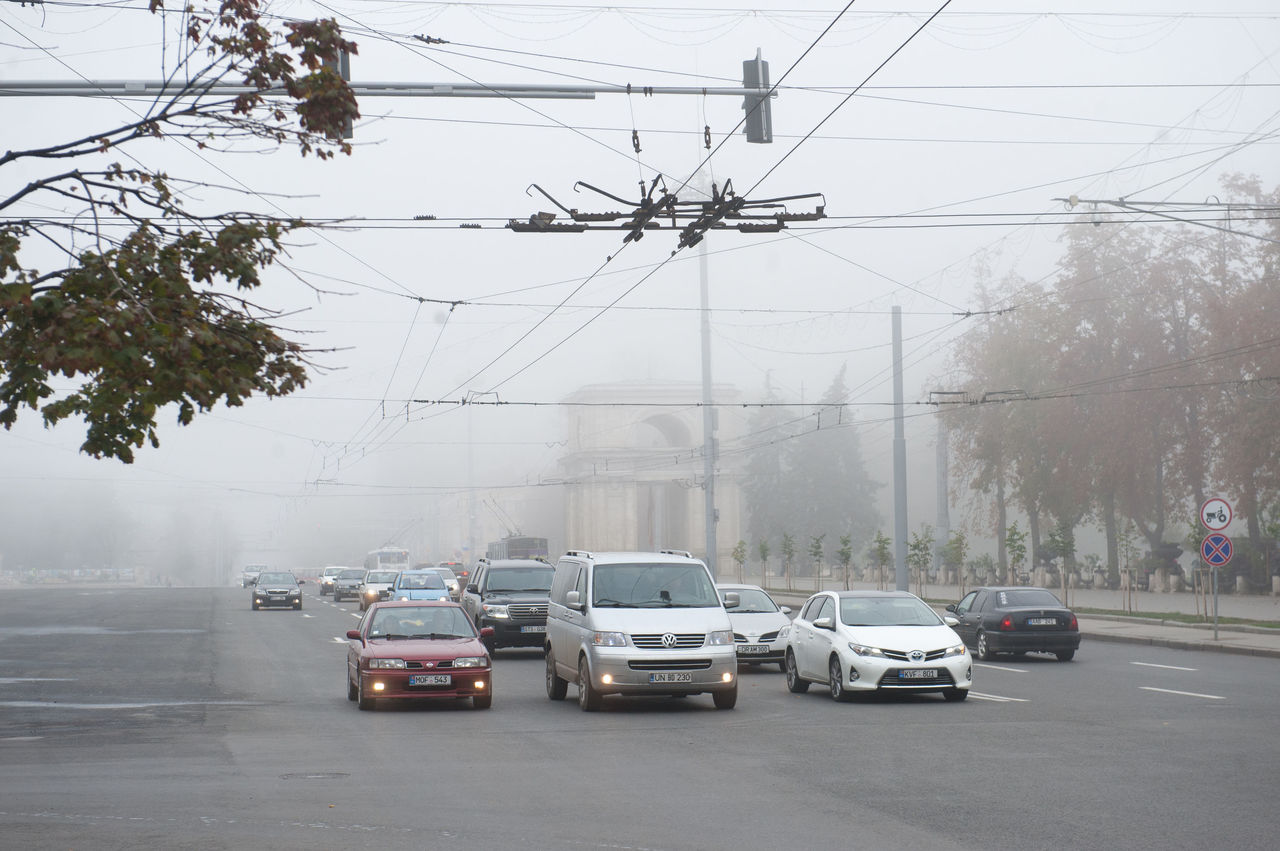 В Молдове продлили "желтый" уровень метеоопасности из-за тумана.