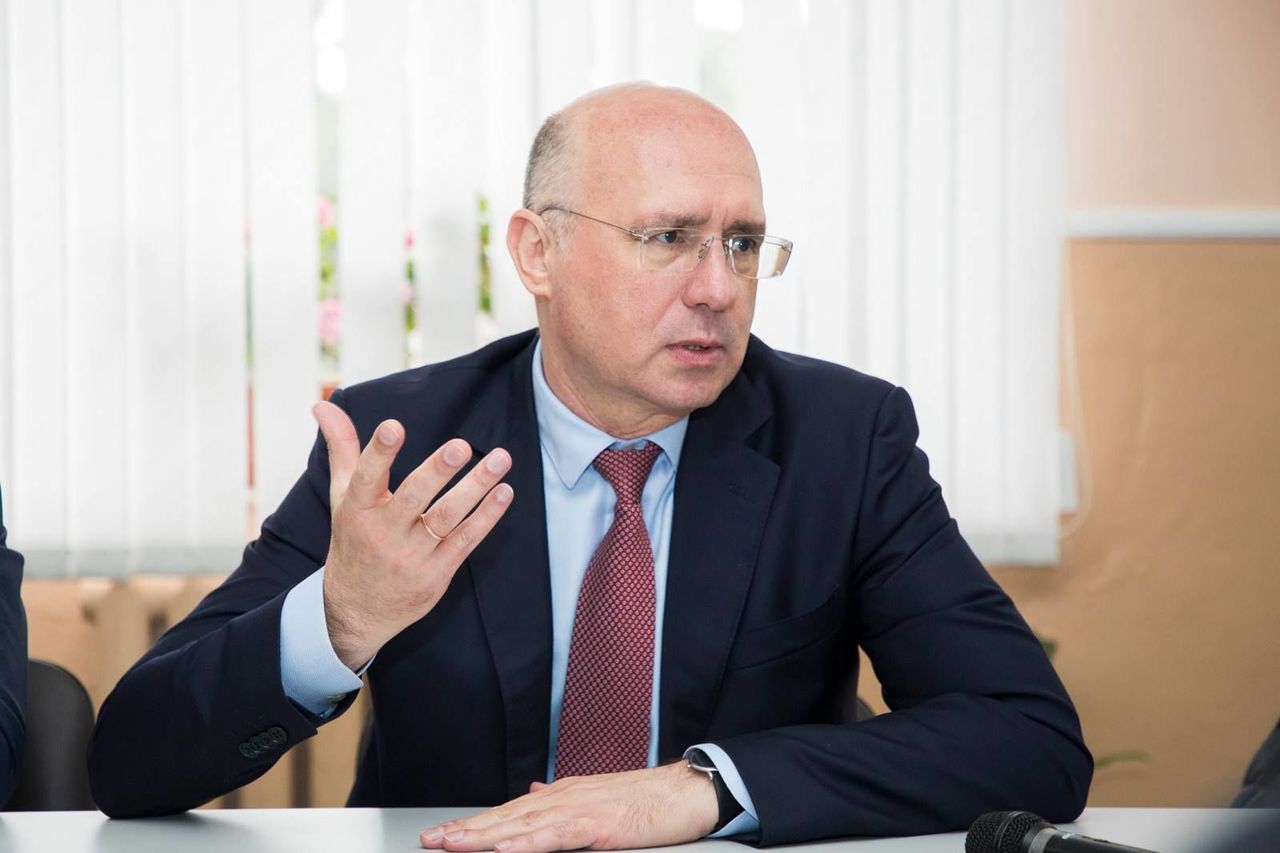 Председатель Демократической партии Молдовы Павел Филип. 