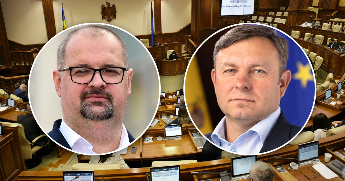 Депутаты Георге Агеоргесей и Адриан Лебединский отказались от своих мандатов. Коллаж: Point.md