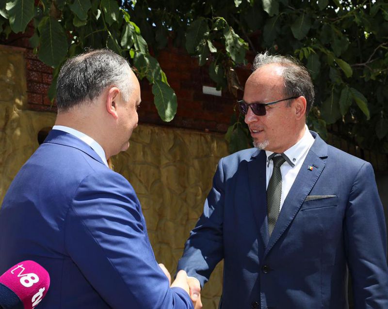 Ioniţă îl contrazice pe Dodon: La Bucureşti nu există lege care să interzică unionismul. Foto: TV8