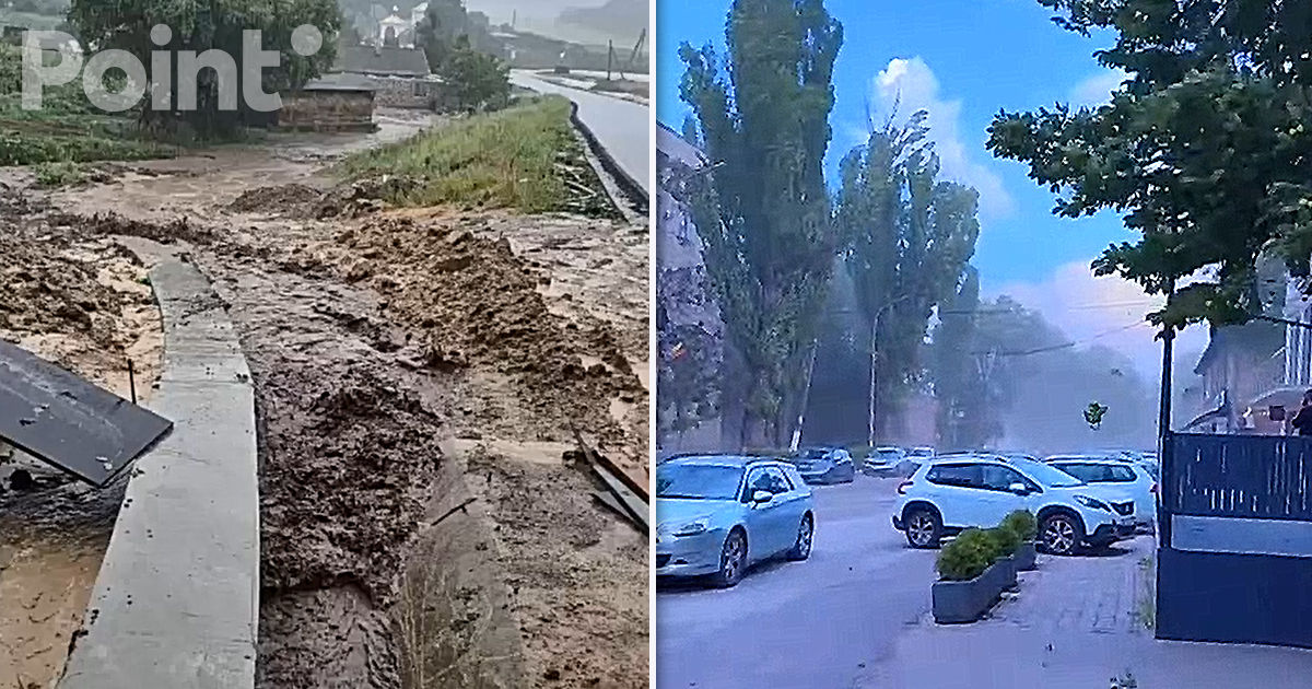 Moldova, lovită de ploi torențiale și rafale de vânt.