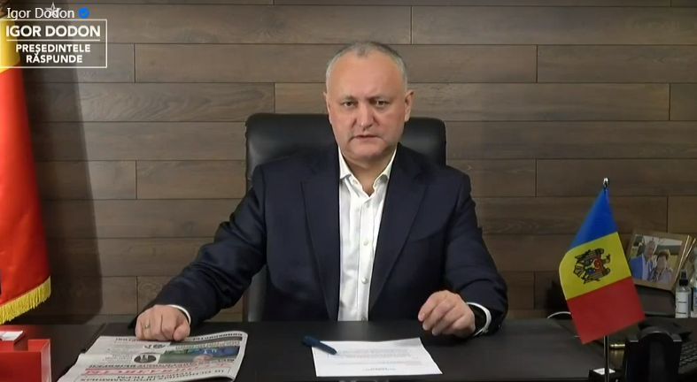 Председатель ПСРМ Игорь Додон.