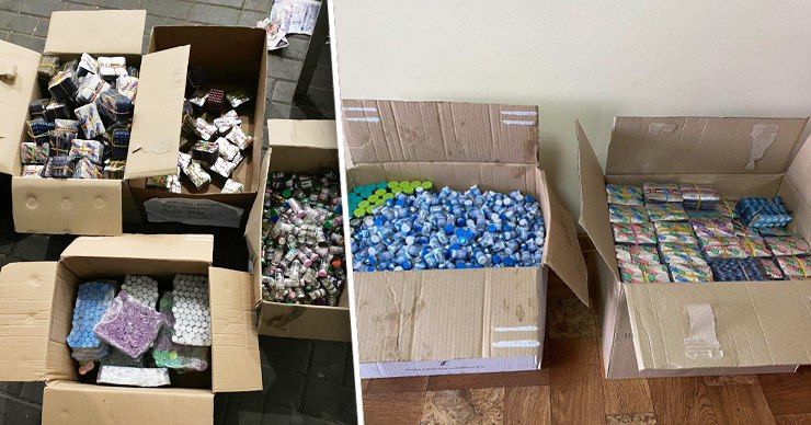 Таможенники пресекли попытку контрабанды анаболиков на 800 000 леев. Фото: Point.md.