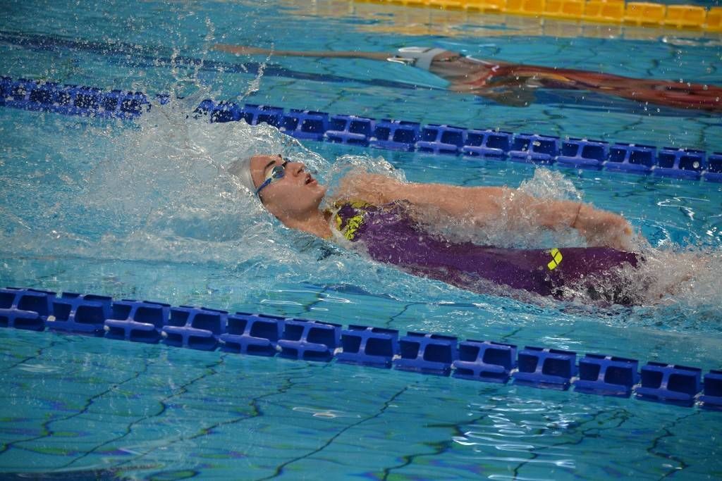 Татьяна Салкуцан выступила на чемпионате Европы по плаванию.
