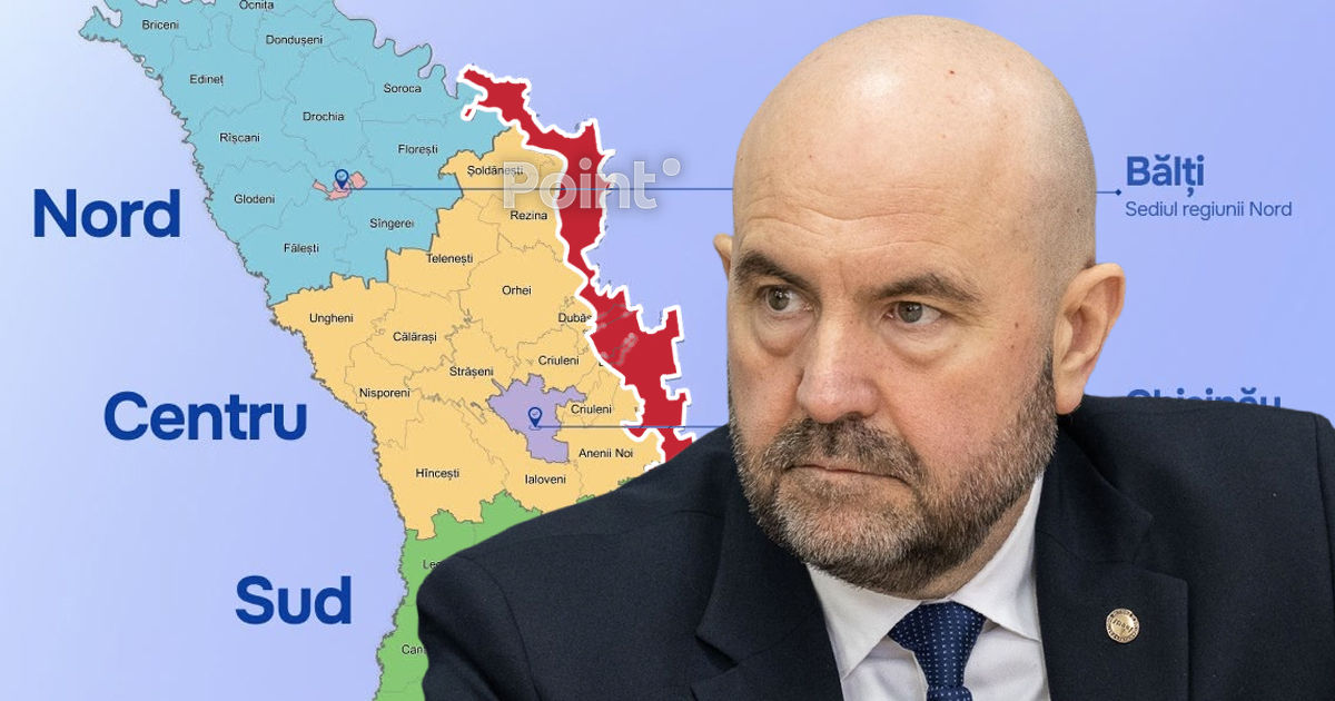 Transnistria nu a fost inclusă în reforma teritorială: Bolea a explicat poziția autorităților.