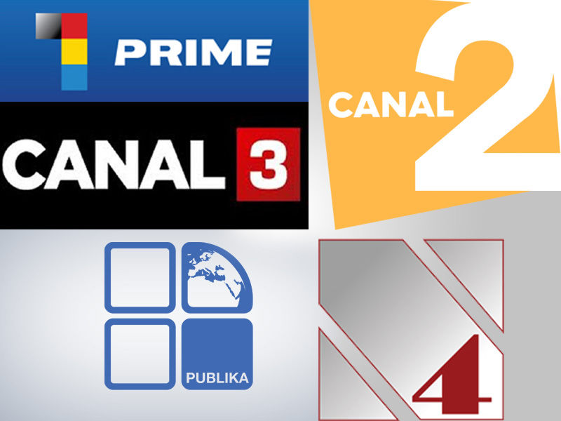 Минимальный штраф в размере 1800 леев наложен на 5 телеканалов: Prime, Publika TV, Canal 3, Canal 2 и N4.