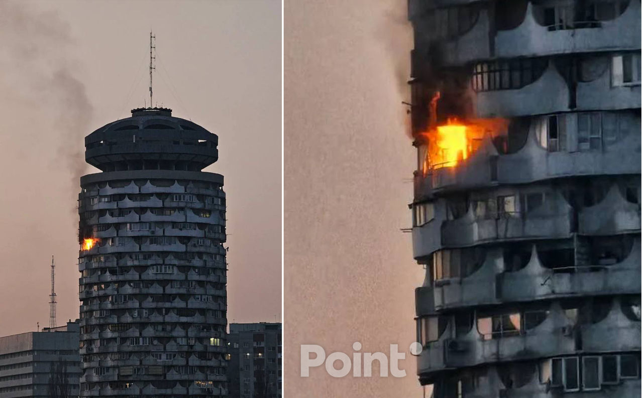 Un incendiu a izbucnit în blocul locativ Romanița din sectorul Botanica.