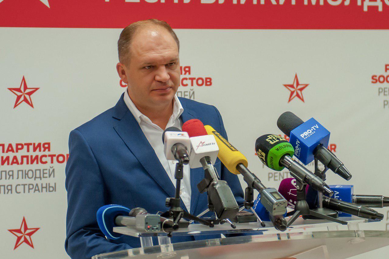 Кандидат Партии социалистов на пост генерального примара Кишинева Ион Чебан.