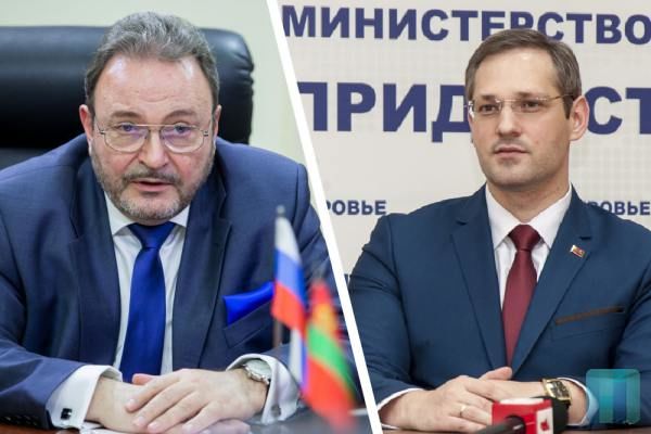 Глава МИД Приднестровья Виталий Игнатьев встретился с Послом по особым поручениям МИД России Сергеем Губаревым.