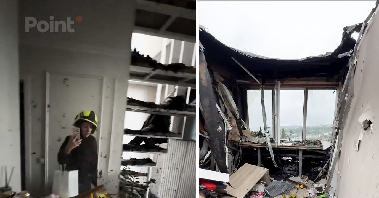Sinistrații din blocul afectat de incendiul de la Durlești împărtășesc imagini video din apartamentele lor.