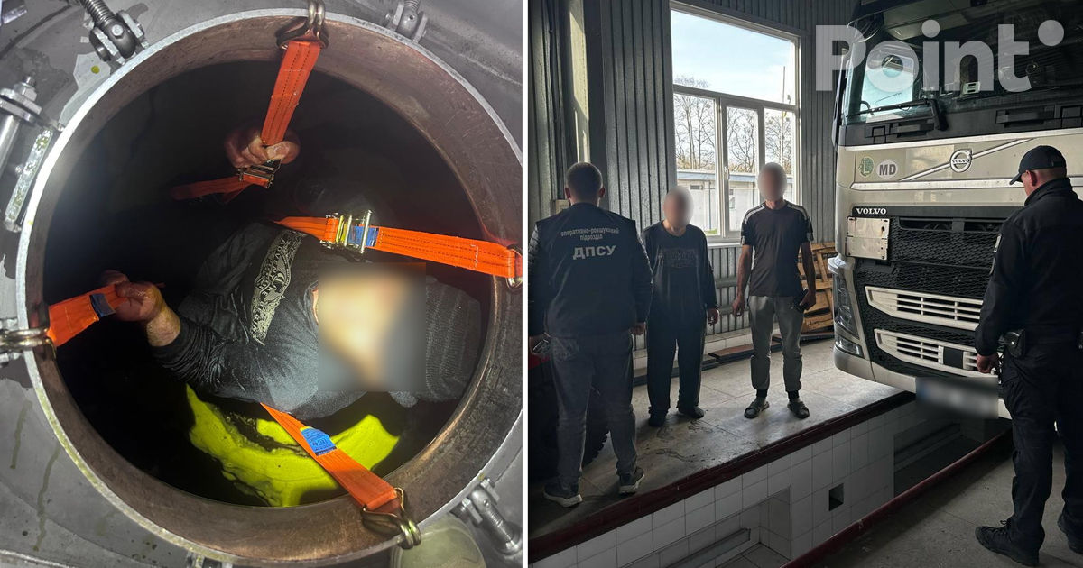 Un ucrainean a încercat să intre în Moldova într-un camion-cisternă cu ulei de floarea-soarelui.