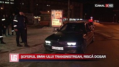 Șoferul prins beat la volanul BMW-ului transnistrean, riscă dosar