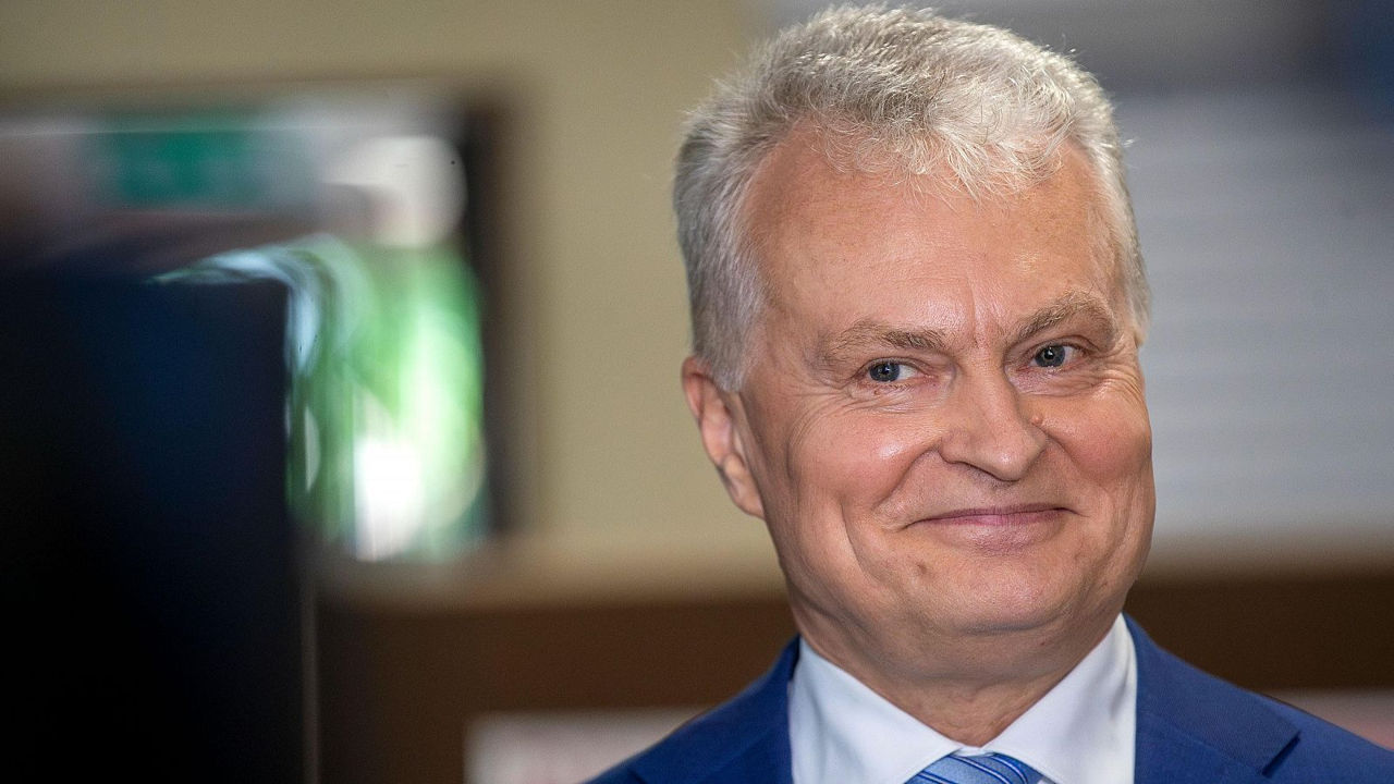 Президент Литвы Гитанас Науседа.