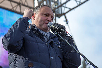 Глава Партии социалистов Молдовы Игорь Додон.