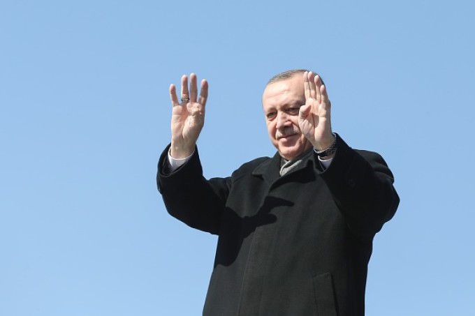 Preşedintele turc Recep Tayyip Erdogan.
