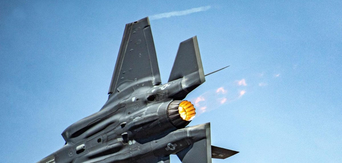 В США разбился истребитель F-35.